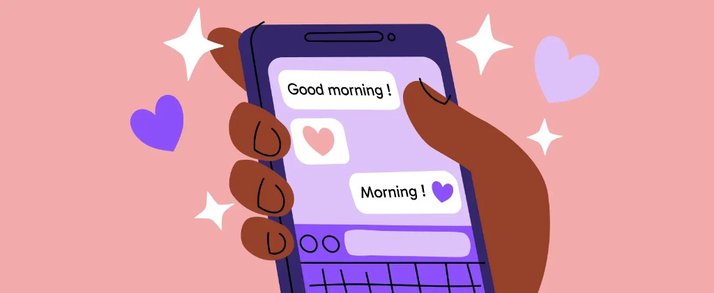 266 Good Morning Texts For Him To Make Him Smile hero image